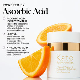Kate Somerville cream texture close-up showing lightweight, hydrating feel