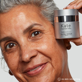 Kate Somerville ceramide complex close-up highlighting barrier-repair benefits