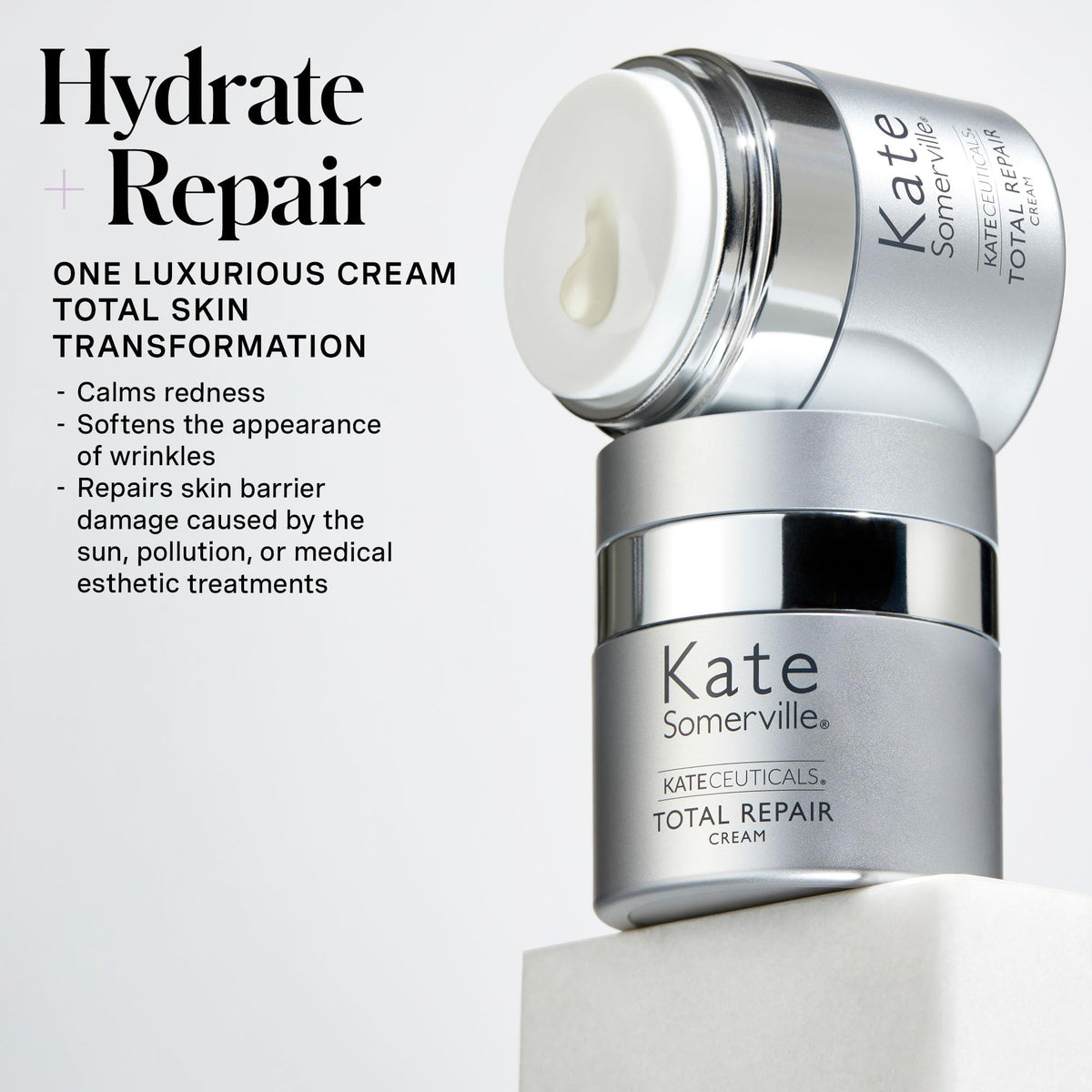 Kate Somerville ingredient focus with peptides for firmer, more resilient skin