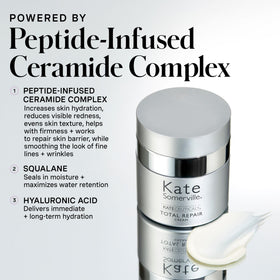 Kate Somerville open jar revealing rich cream texture for smooth application