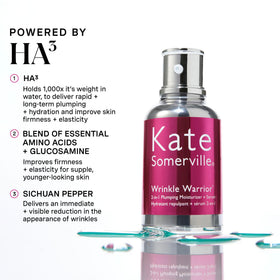 Kate Somerville open jar texture close-up highlighting hydrating creamy serum