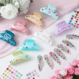 Kathfly colorful alphabet and number charms close-up for personalized wording