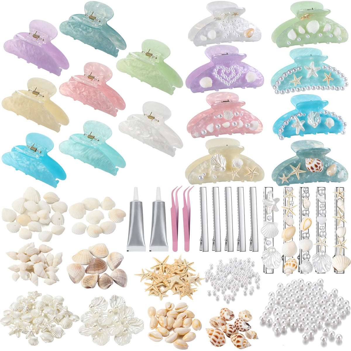 Kathfly front packaging showing complete DIY hair clip kit benefits