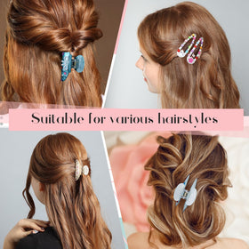 Kathfly finished hair clips displayed at a party demonstrating gift-ready accessories