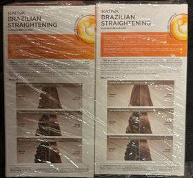 KATIVA kit open with components laid out for step-by-step treatment