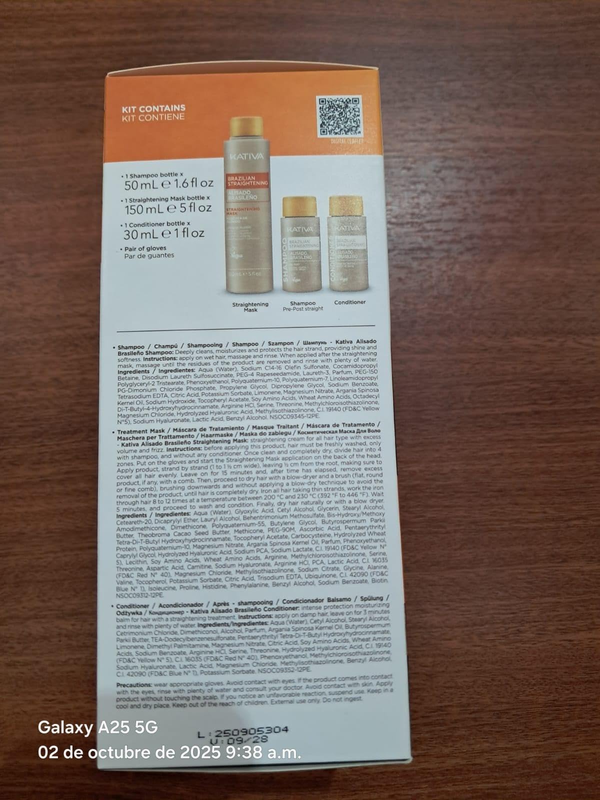 KATIVA smooth finish on hair showcasing shinier, more manageable results