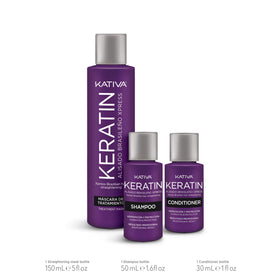 KATIVA smoothing treatment close-up highlighting creamy texture and repair