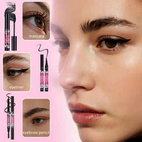 KAVCENT model applying eyeshadow demonstrating wearable finished look
