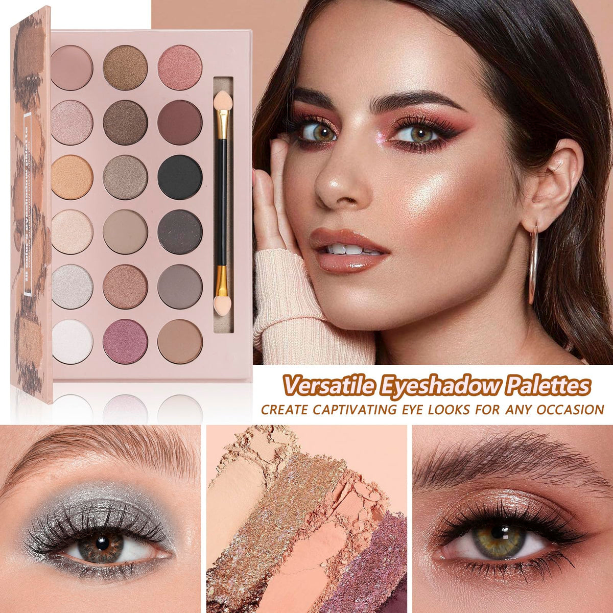 KAVCENT face products with brushes displayed for easy application and blending