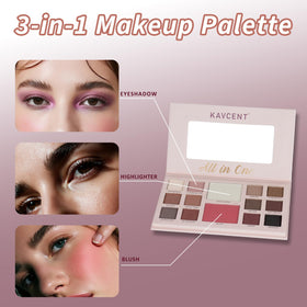 KAVCENT foundation and concealer palettes, coverage and color-correcting options