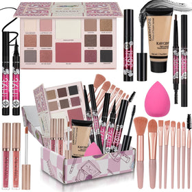 KAVCENT front box packaging showing full makeup kit, ideal for gifting