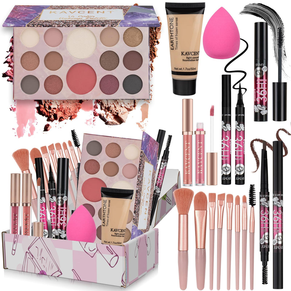 KAVCENT front packaging showing compact case and included items for gifting