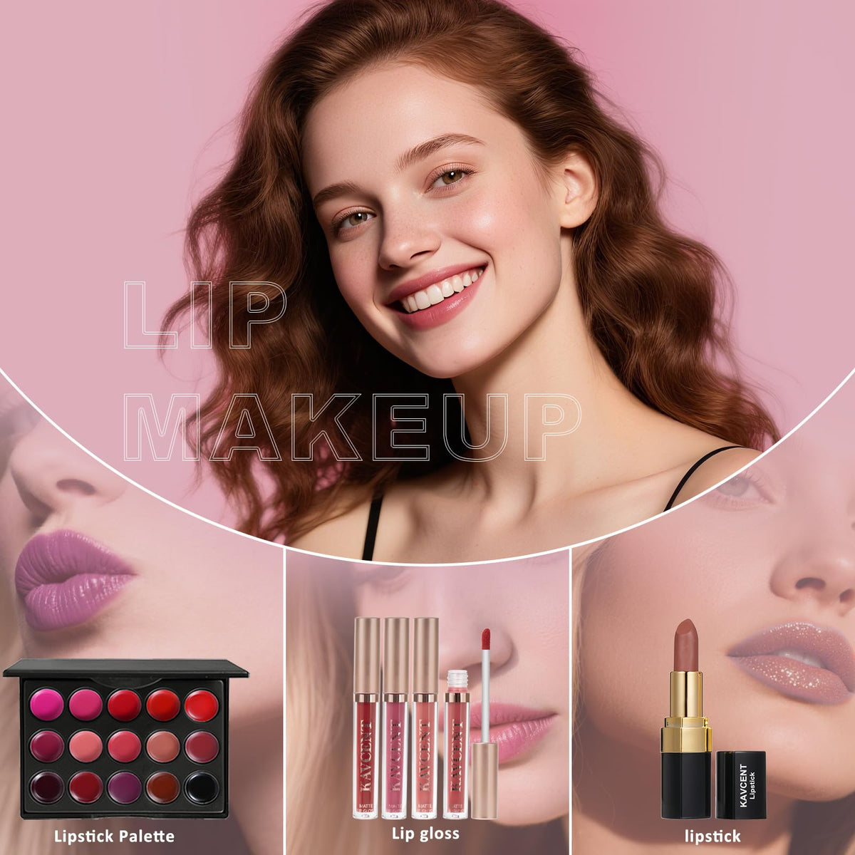 KAVCENT teen applying eyeshadow demonstrating learnable techniques