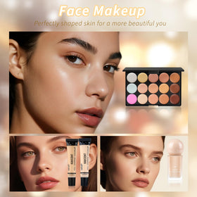 KAVCENT lipstick and gloss duo showing layered color options