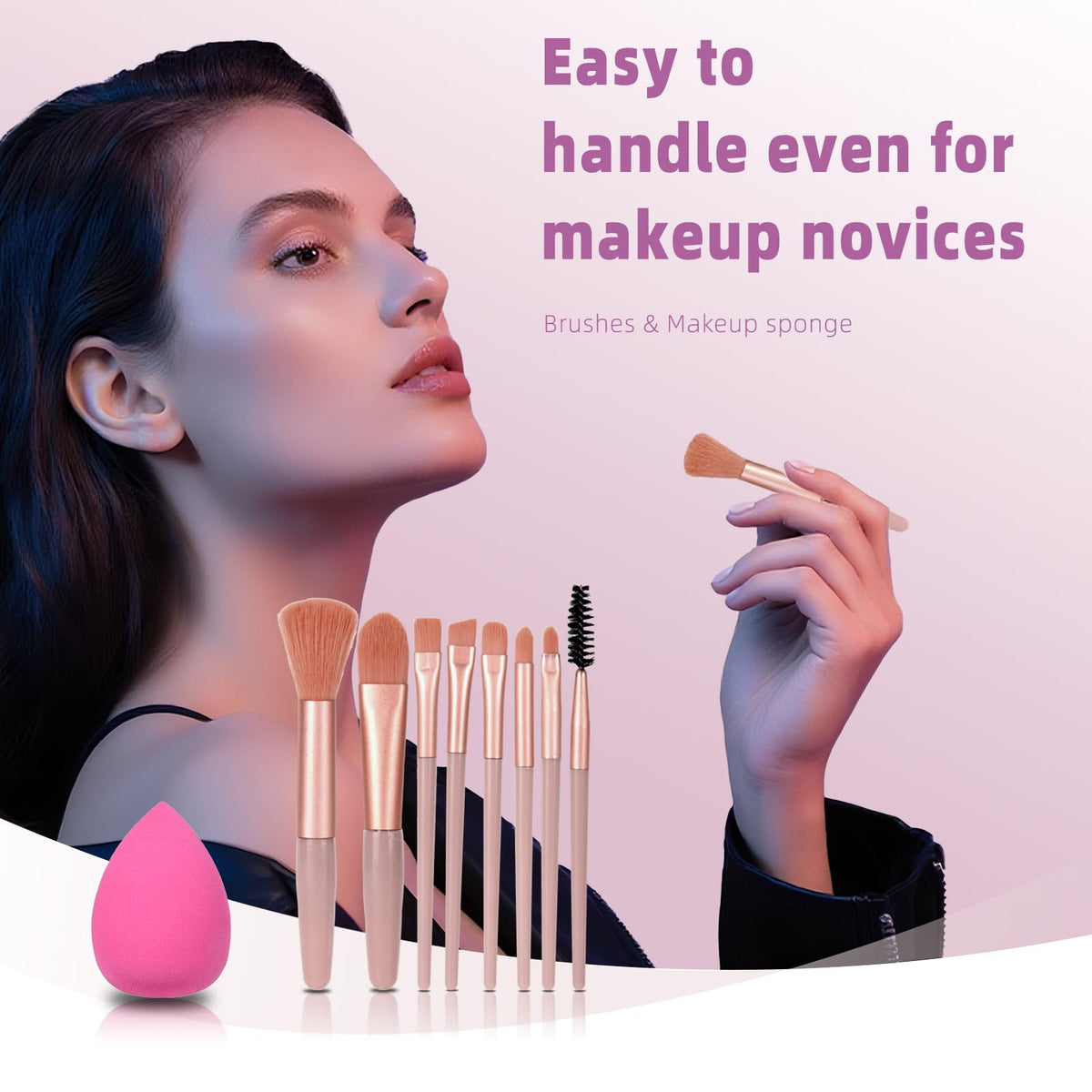 KAVCENT teen girl applying makeup, demonstrates learning and everyday use