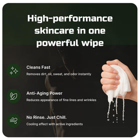 Kawala ingredients label showing collagen niacinamide and tea tree benefits