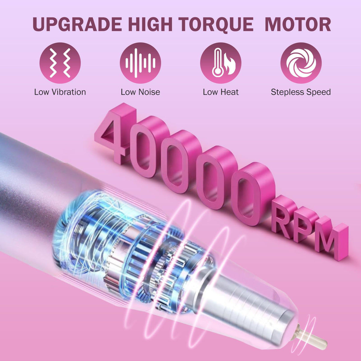 KAWBIYJ handpiece close-up showing aluminum body for heat control