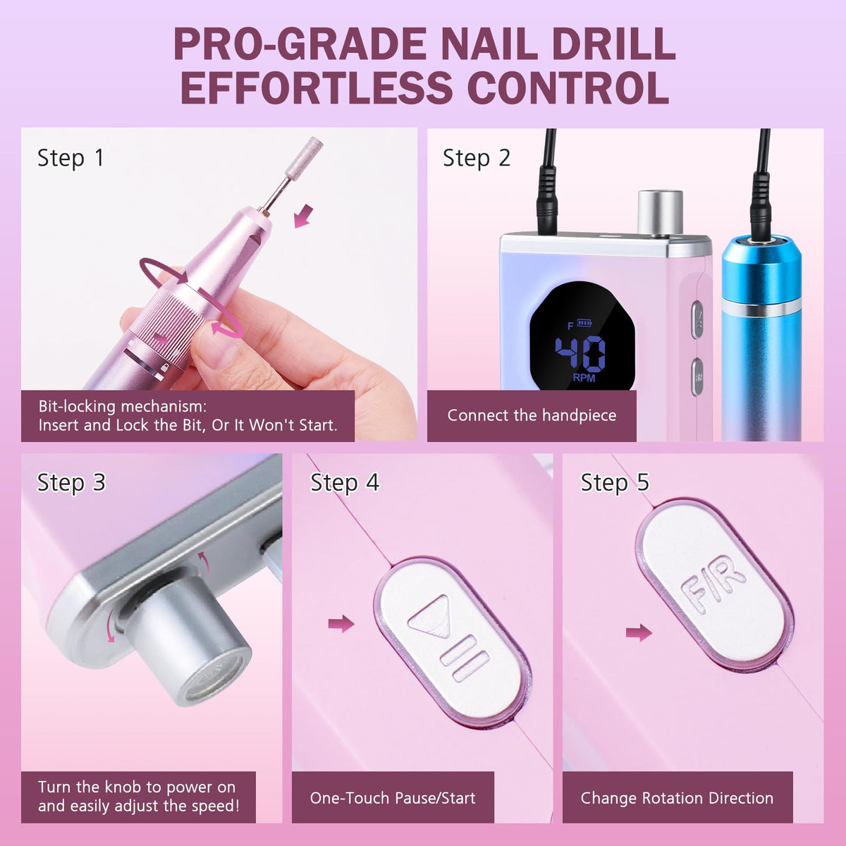 KAWBIYJ sanding bands and drill bits detail for efficient sanding