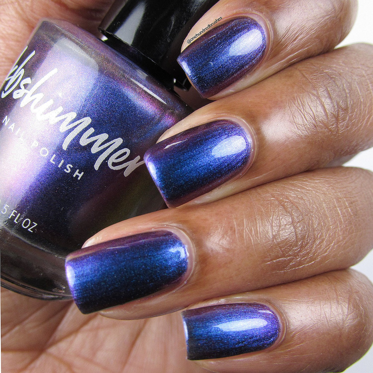 KBShimmer closeup of shimmer particles highlighting reflective depth benefit
