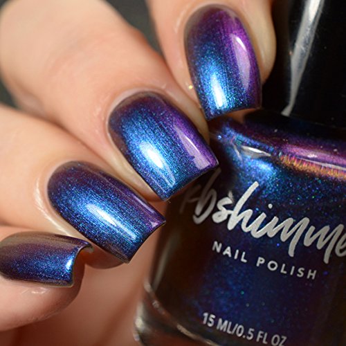 KBShimmer nail wheel swatch showing color shifts for shade selection benefit
