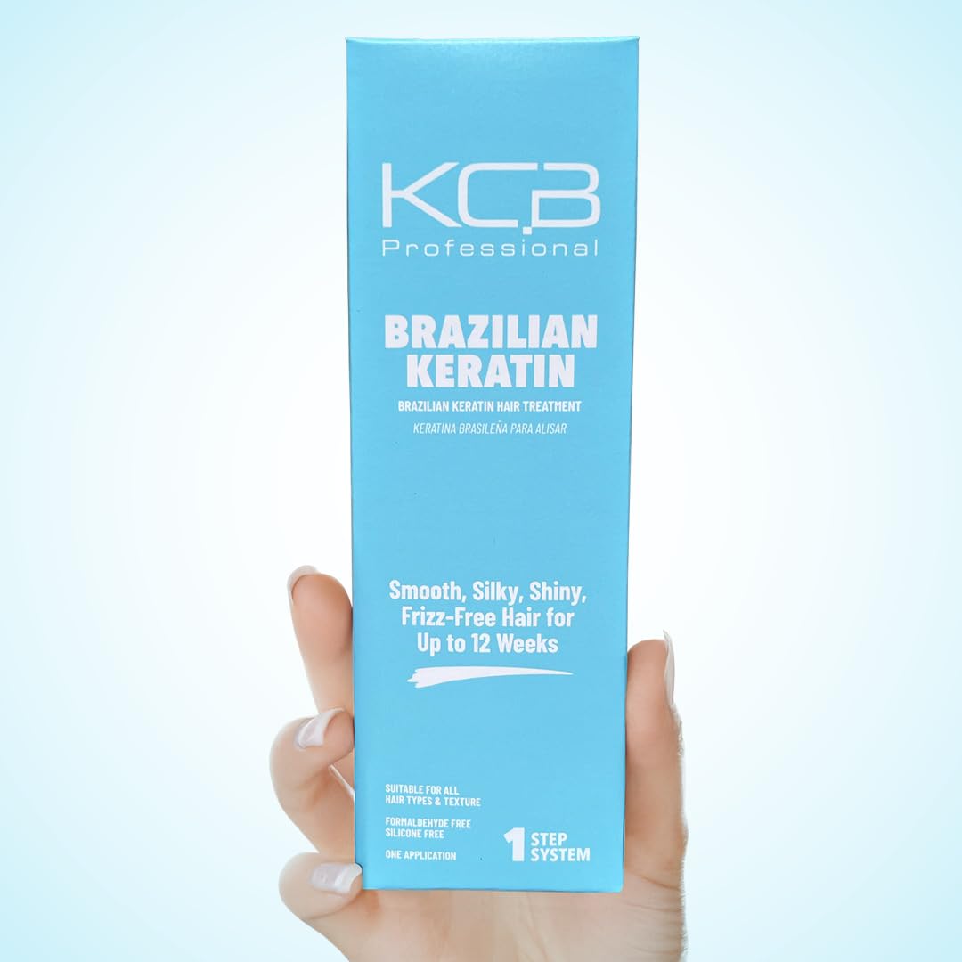 KCB PROFESSIONAL styled hair in bathroom setting for at-home salon results