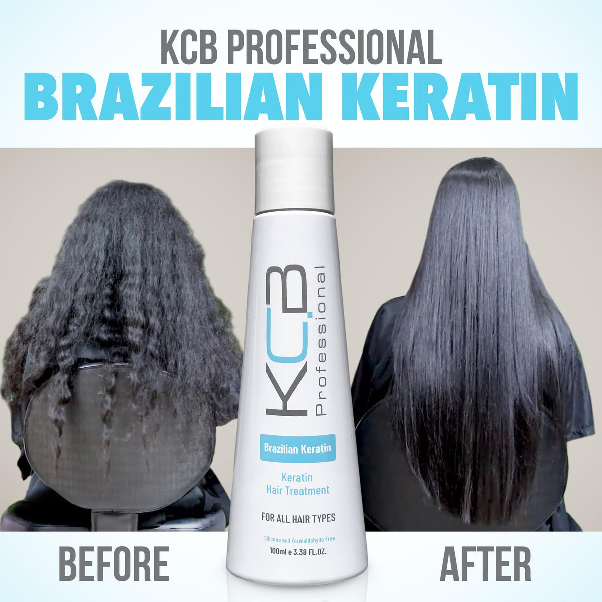 KCB PROFESSIONAL open kit with applicators and treatment bottles