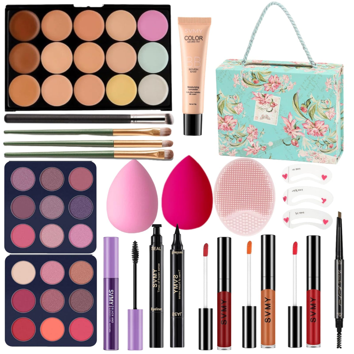 kcsciv eyeshadow palette open showing colors for versatile looks