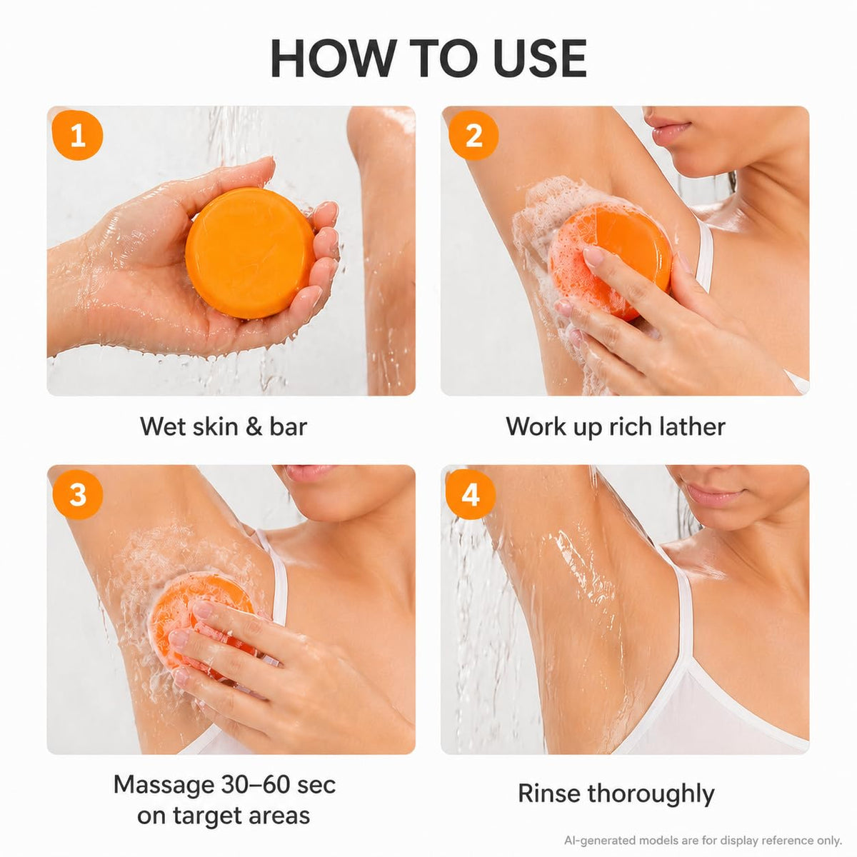 KDMAN persimmon soap lifestyle bathroom setup suggesting everyday convenience