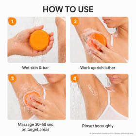 KDMAN persimmon soap lifestyle bathroom setup suggesting everyday convenience