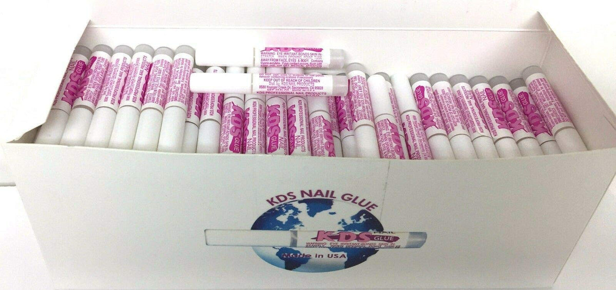 KDS nail glue front packaging showing compact pack and reliable fast bond