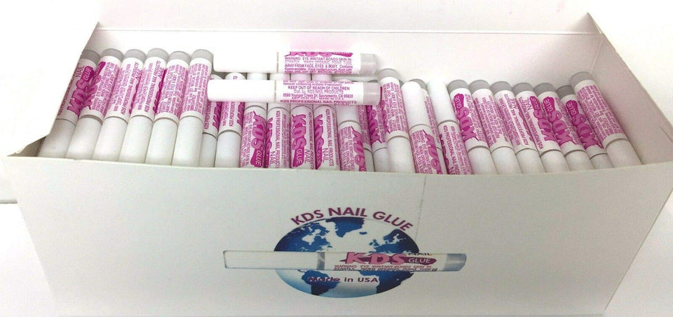 KDS nail glue front packaging showing compact pack and reliable fast bond