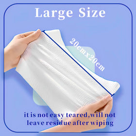 KeeiZoes used to gently clean a baby's face demonstrating safe soft cotton