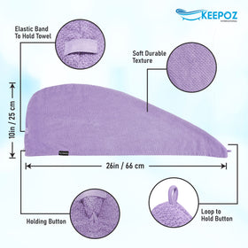 KEEPOZ close-up of terry loop texture highlighting absorbency and softness