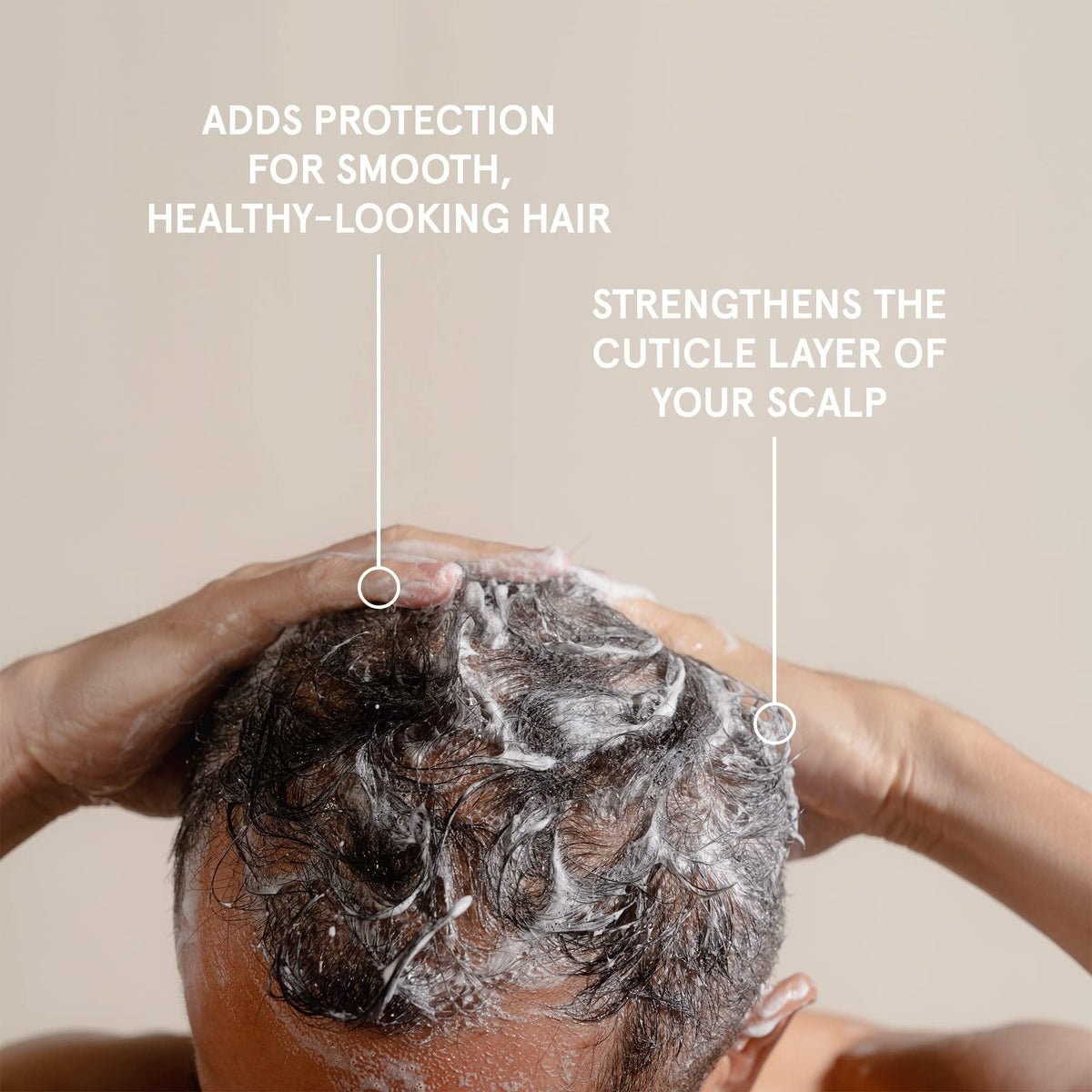 Keeps conditioner being applied to wet hair in shower for smoother, fuller-looking strands