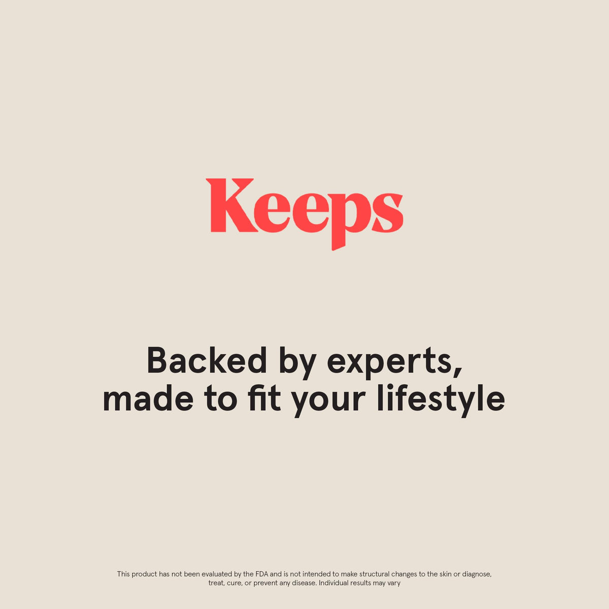 Keeps product label close-up highlighting ingredients for thicker appearance