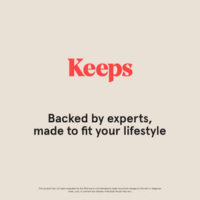 Keeps product label close-up highlighting ingredients for thicker appearance