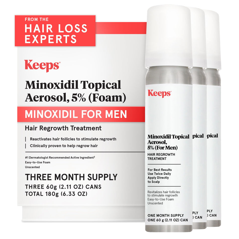 Keeps front packaging showing foam aerosol and benefits