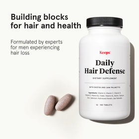 Keeps tablet close-up showing texture and easy-to-swallow design benefit
