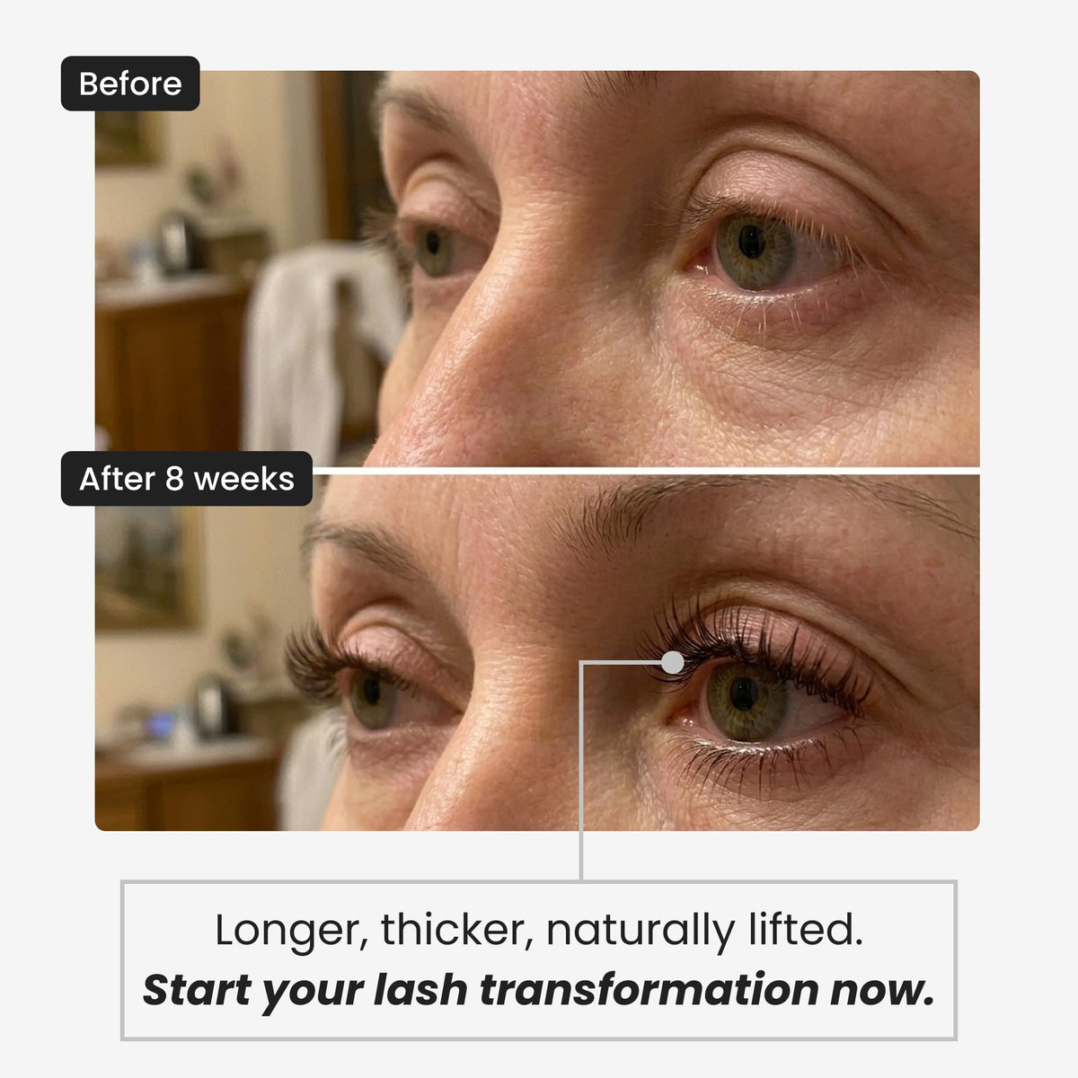 Kehyla Beauty applicator brush close-up demonstrating precise lash-line application benefit