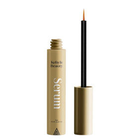 Kehyla Beauty front packaging showing the 3ml lash serum bottle and label benefit