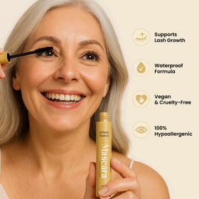 Kehyla Beauty wand texture swipe showing smooth formula for clump-free volume