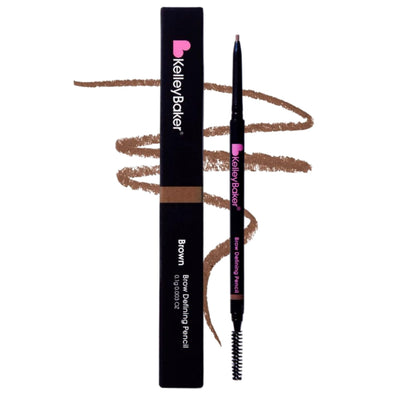 Kelley Baker pencil front packaging showing product and shade benefit: clear identification