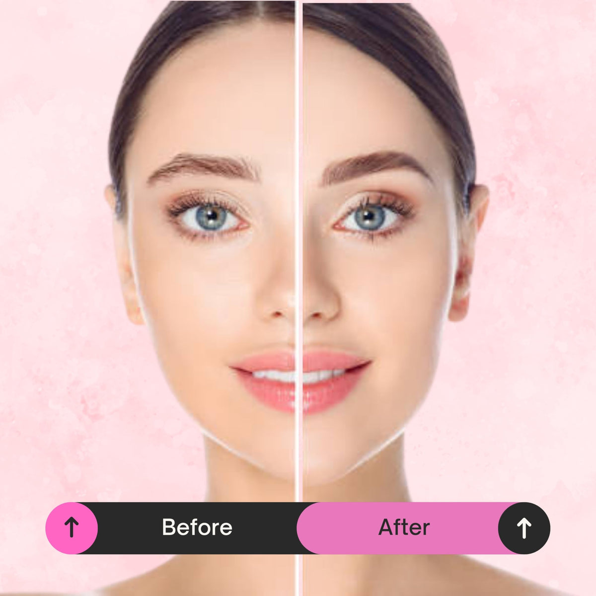 Kelley Baker lifestyle application at mirror illustrates quick grooming benefit