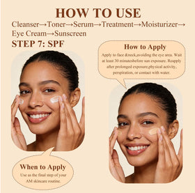 KELUAL DS applied with fingers demonstrating quick evening coverage benefit