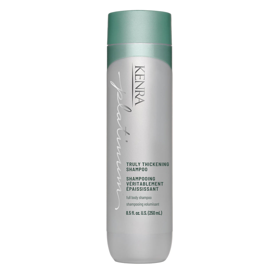 Kenra bottle front view showing branding and volumizing benefit