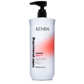 Kenra bottle front view showing label and size for color protection benefit