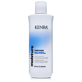 Kenra front bottle showing moisture conditioner for quick product ID and benefit