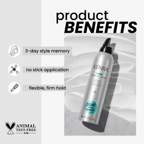 Kenra Nitro Memory Crème creamy texture close-up showing smooth application benefit