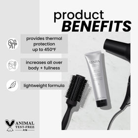 Kenra tube close-up highlighting label and lightweight styling crème