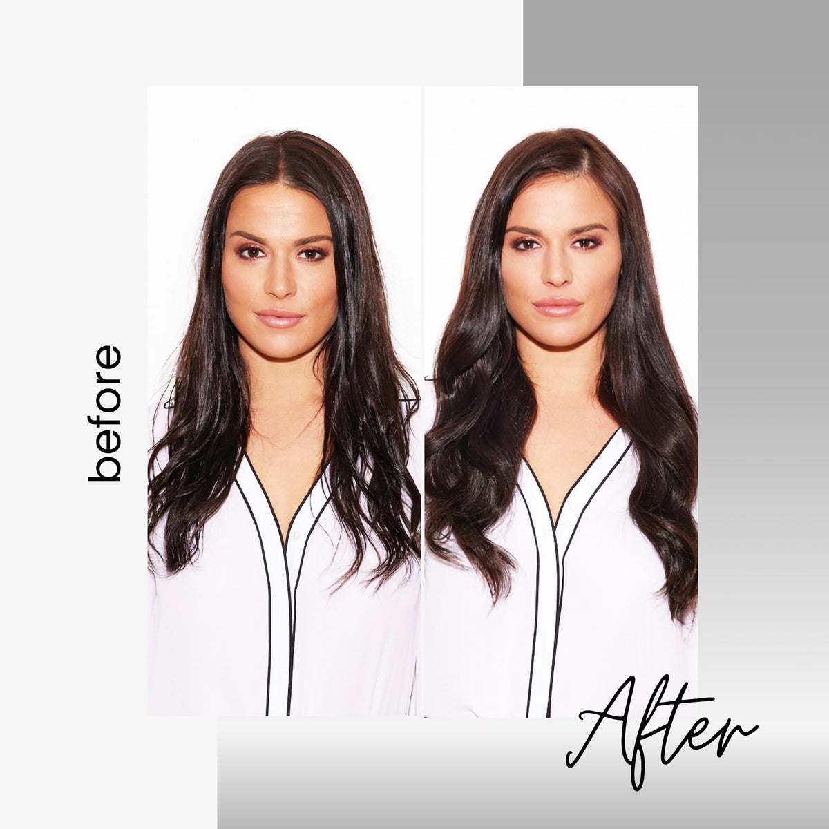 kenra mist on single hair strand showing smooth soft texture